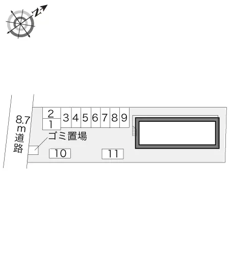 ★手数料０円★豊田市土橋町６丁目　月極駐車場（LP）